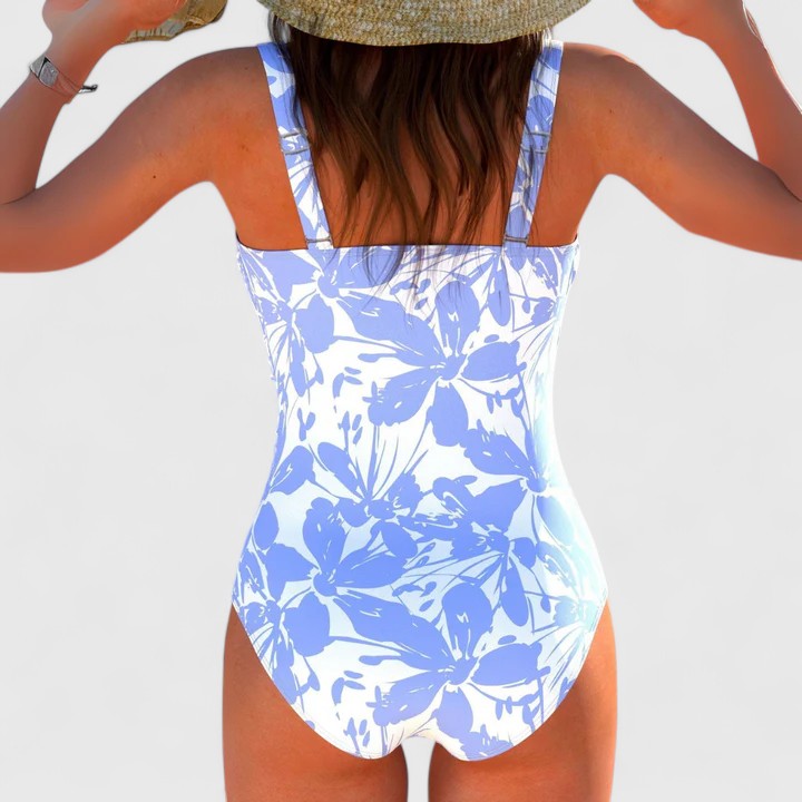Elena | Bañador Envolvente Estampado Floral