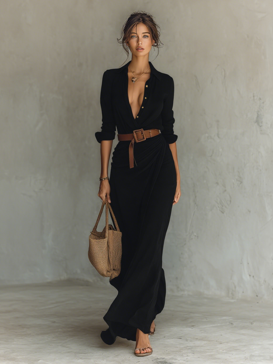 Sofia | Maxi vestido con cinturón