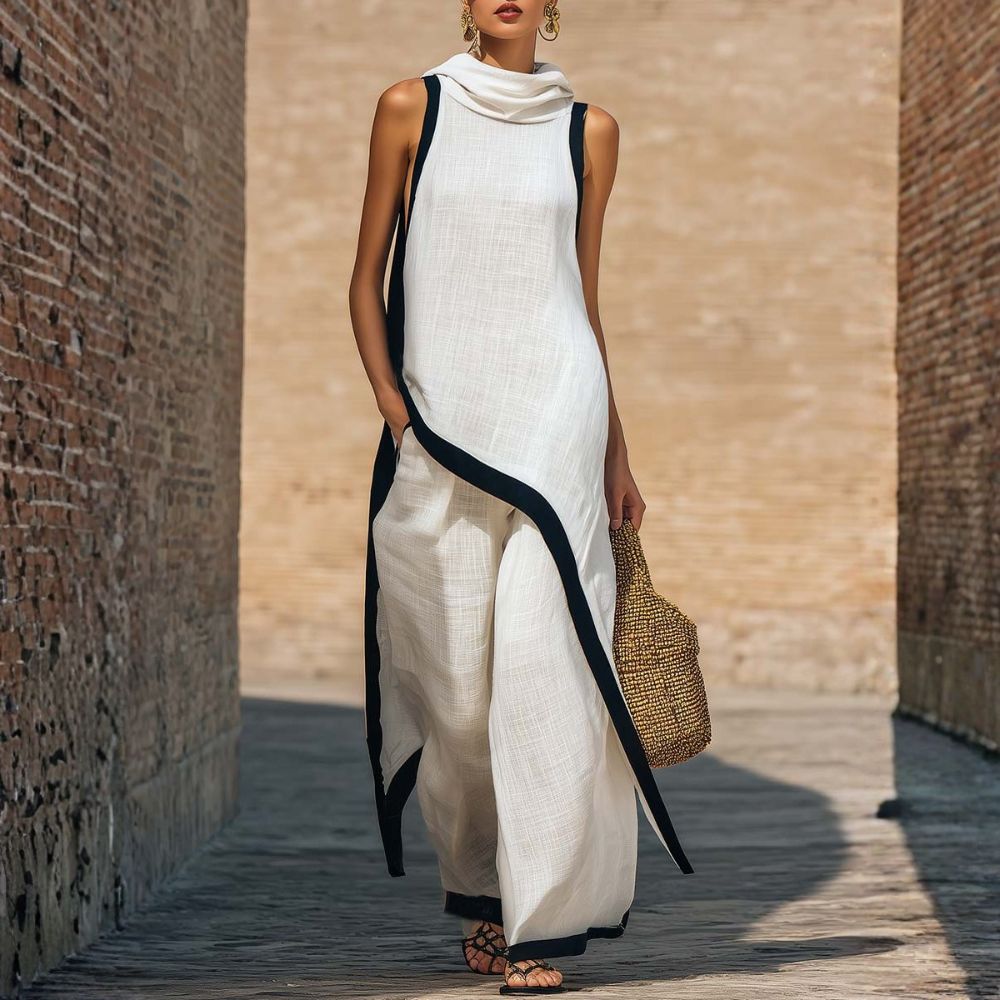 VALERIA | COMPLETO LINO ELEGANTE