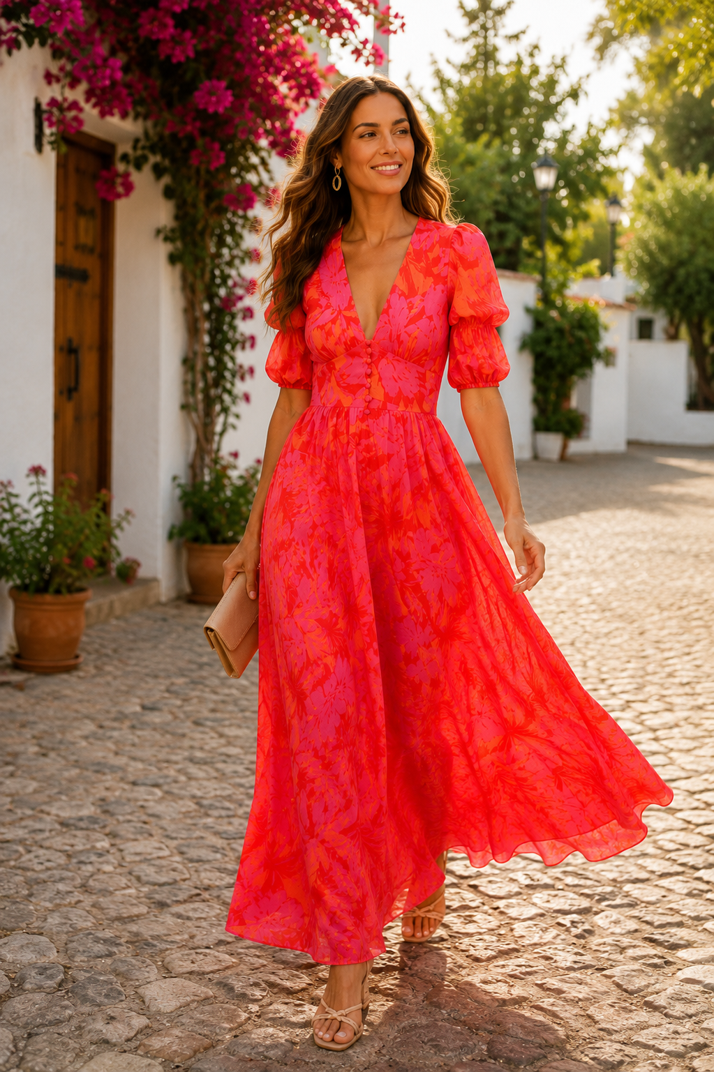 Alva | Vestido Floral clásico