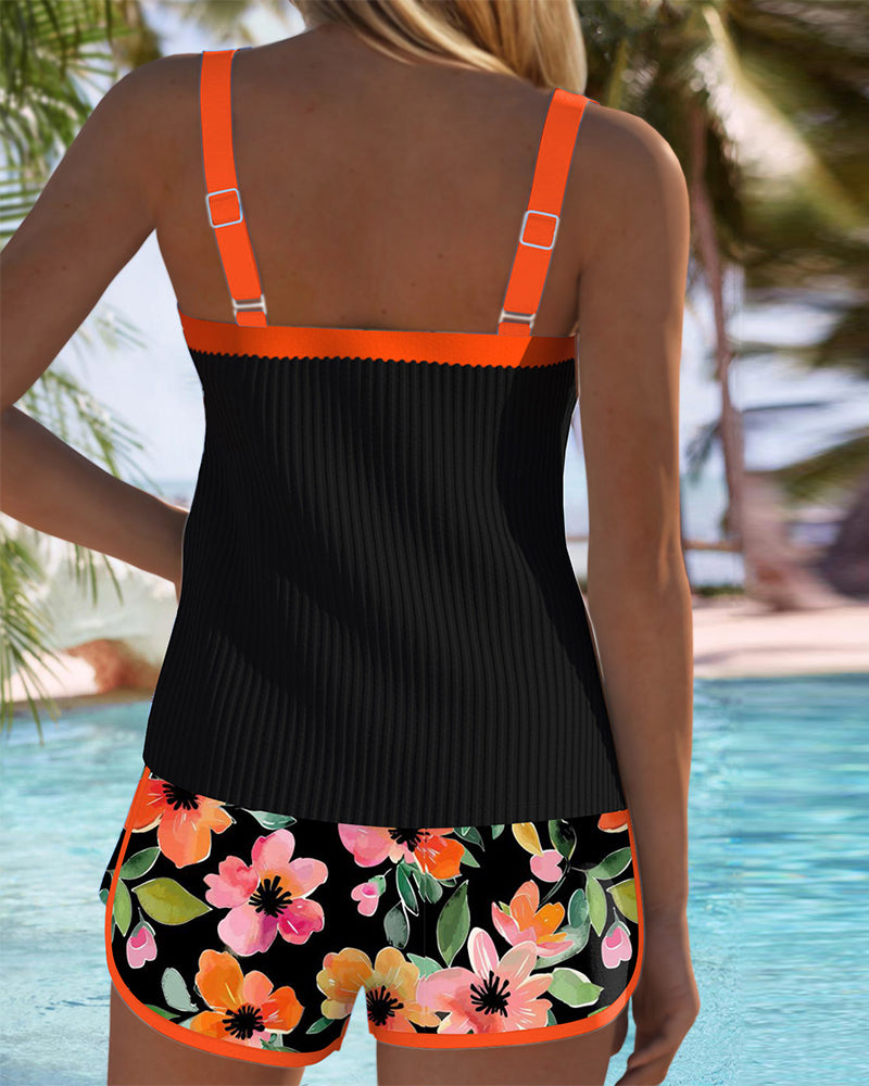 Élise | Tankini de Dos Piezas Elegante