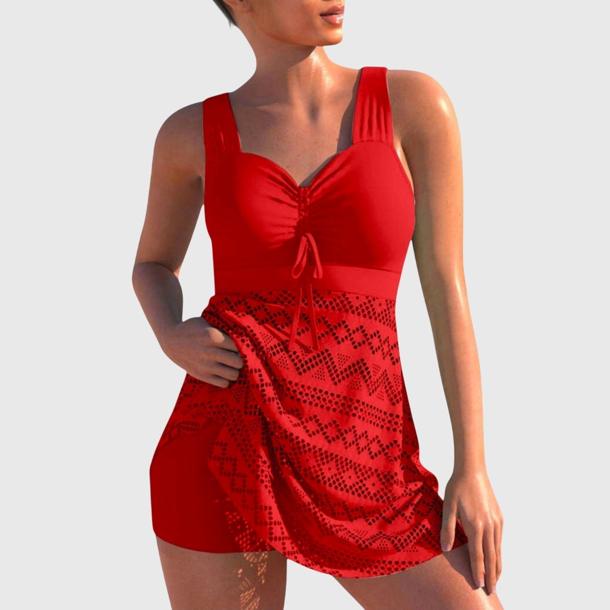 Isabella | Conjunto de Baño de Dos Piezas con Falda